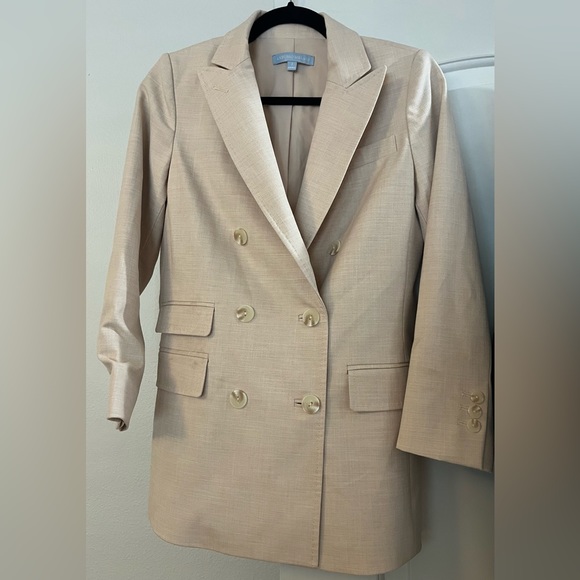 Melanie Double Belt Blazer